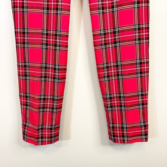 J.Crew Womens Plaid Stewart Tartan Wool Blend High Rise Cameron Pants Size 0 NWT - Picture 3 of 11